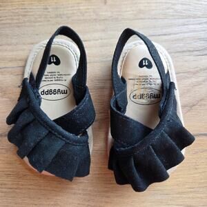 Myggpp Baby Girl Sandals Ruffle Design 11mo